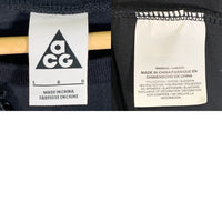 NIKE ACG ナイキエーシージー 18SS COMPONENT FLEECE TOP プルオーバーパーカー 5分袖 ブラック AJ2760-010 Size L 福生店