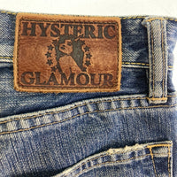 HYSTERIC GLAMOUR ヒステリックグラマー ダメージ加工 スタッズデニム インディゴ size28 瑞穂店