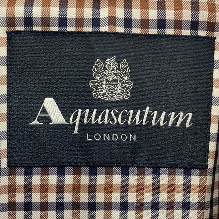 Aquascutum アクアスキュータム ライナー付き トレンチコート ブラック size13 瑞穂店