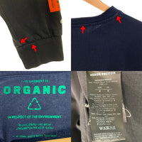 HERON PRESTON ヘロンプレストン 刺繡 ロングスリーブTシャツ ブラック HMAB002S19600045 Size M 福生店