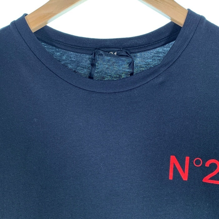 N21 numero ventuno ヌメロ ヴェントゥーノ 半袖 Tシャツ ブラック N2102MRTS214BK Size L 福生店
