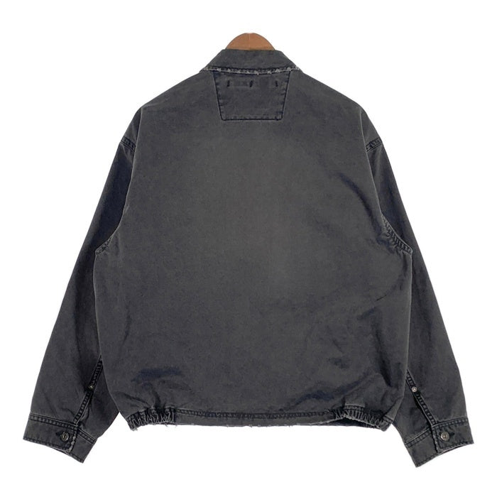 NAUTICA ノーティカ 24SS クラッシュドチノ ジップアップブルゾン ブラック 241-1538 Size L 福生店