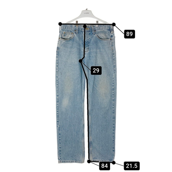Carhartt カーハート B480 BPS トラディショナルフィット デニムパンツ ライトインディゴ size34 瑞穂店