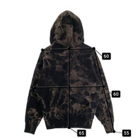 Champion チャンピオン REVERSE WEAVE リバースウィーブ ジップアップ フーディー パーカー ブラック タイダイ Size S 福生店