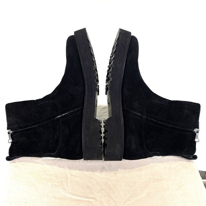 MINEDENIM マインデニム nonnative ノンネイティブ Suede Leather Side Zipper Boots スウェード レザー サイド ジッパー ブーツ ブラック MGK-006-99-432 Size 43 福生店