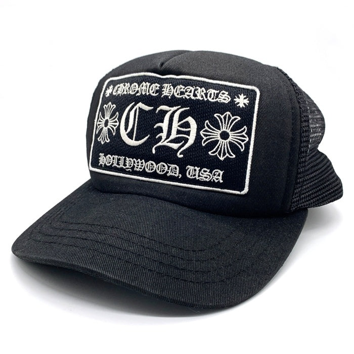 CHROME HEARTS クロムハーツ CH Tracker Cap トラッカーキャップ メッシュキャップ ブラック 福生店