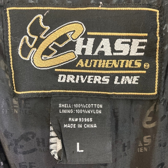 CHASE AUTHENTICS チェイス Jeff Burton ジェフ・バートン #31 Cingular 2005年 レーシングジャケット ブラック sizeL 瑞穂店