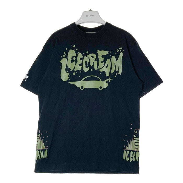 ICE CREAM アイスクリーム UFO FACTORY MADE Tシャツ ブラック sizeL 瑞穂店