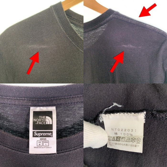 SUPREME シュプリーム 22SS THE NORTH FACE ノースフェイス Sketch S/S Top スケッチ プリントTシャツ ブラック NT02203I Size US M 福生店