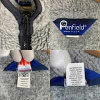 90's Penfield ペンフィールド ジップアップ ボアフリースジャケット グレー USA製 Size M 福生店