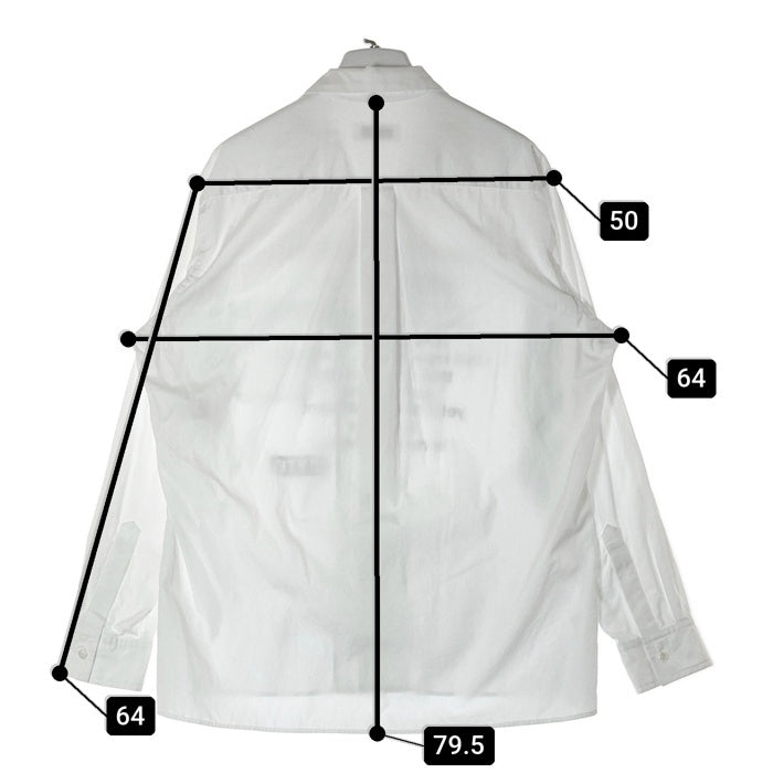 S'YTE サイト Yohji Yamamoto Planning Dept ヨウジヤマモト プランニングデプト メッセージプリント オープンカラーシャツ ホワイト size3 瑞穂店