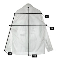 S'YTE サイト Yohji Yamamoto Planning Dept ヨウジヤマモト プランニングデプト メッセージプリント オープンカラーシャツ ホワイト size3 瑞穂店