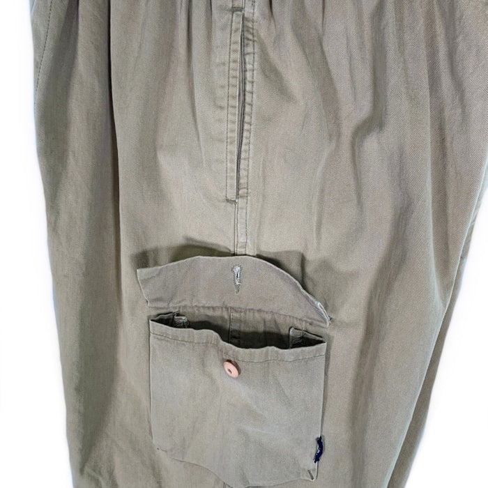 90-00's STUSSY ステューシー チノ カーゴショーツ ショートパンツ ベージュ カンボジア製 Size L 福生店