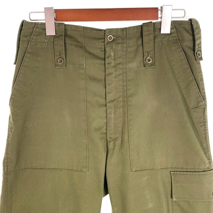 イギリス軍 ミリタリー ベイカーカーゴパンツ ファティーグ オリーブ Size 85/80/96 福生店