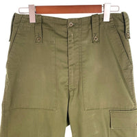 イギリス軍 ミリタリー ベイカーカーゴパンツ ファティーグ オリーブ Size 85/80/96 福生店