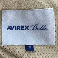 AVIREX Belle アヴィレックス ベル CORDUROY COMBI NYLON BLOUSON コーデュロイ ブルゾン アイボリー sizeF 瑞穂店