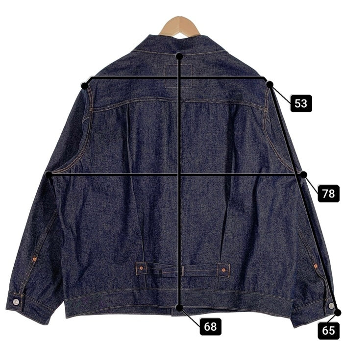 Levi's リーバイス JOURNAL STANDARD ジャーナルスタンダード 25AW 別注 TYPE１ TRUCKER JACKET リジッド デニム トラッカージャケット ビッグE インディゴ 008C9-0000 Size XXL 福生店