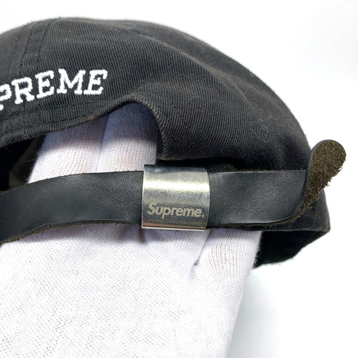 SUPREME シュプリーム 18SS Felt S Logo 6 Panel Cap フェルト Sロゴ 6パネル キャップ ブラック USA製 福生店