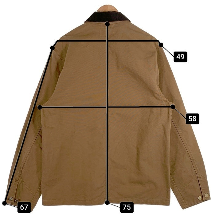 Carhartt WIP カーハートワークインプログレス MICHIGAN COAT ミシガンコート カバーオール ジャケット ブラウン I031519.00S Size L 福生店