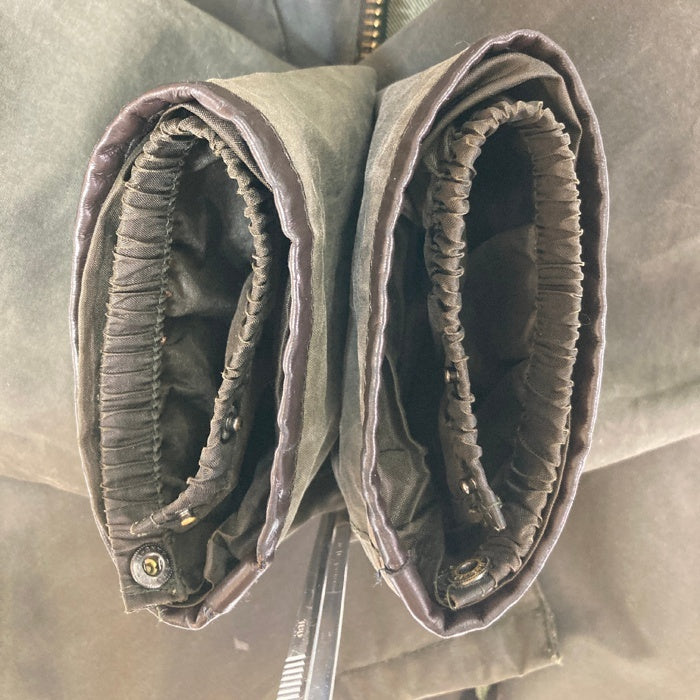 Barbour バブアー 1202060 ショート丈 オイルドコーティングジャケット SL SPEY フード付き カーキ size36 瑞穂店