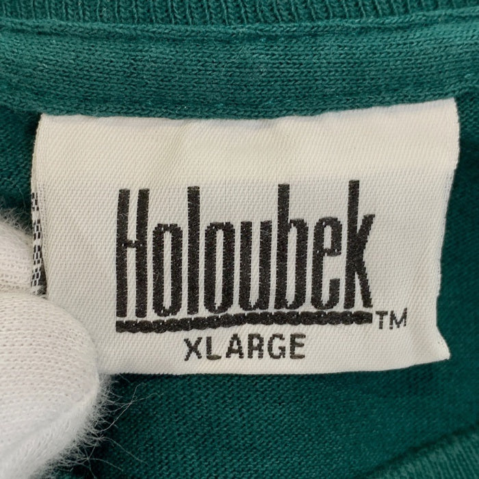 90's Budweiser バドワイザー プリントTシャツ グリーン USA製 Holoubek Size XL 福生店