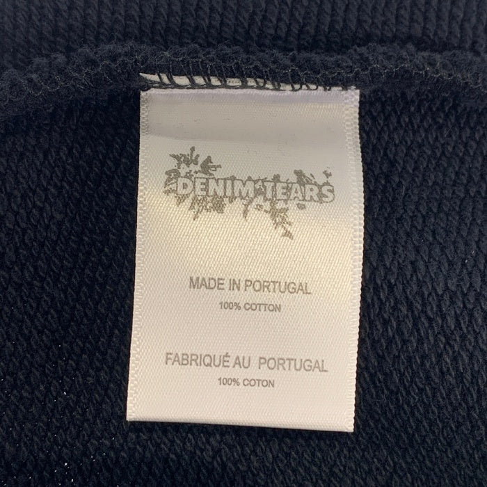DENIM TEARS デニムティアーズ 24AW CPFM カクタスプラントフリーマーケット Wreath Sweatpants リース プリント スウェットパンツ ブラック Size L 福生店