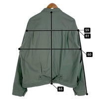 oddment オッドメント リメイク コットン ワークジャケット オリーブ 米軍バッグ生地 Tバック Size XL 相当 福生店