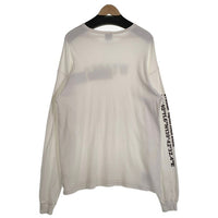 WTAPS ダブルタップス 19AW SIDE EFFECT DESIGN LS 01 ロゴプリント ロングスリーブTシャツ ホワイト 192ATDT-CSM12 Size 02 福生店