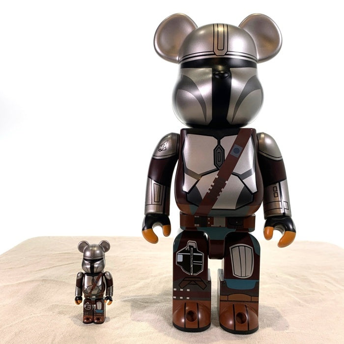 MEDICOM TOY メディコムトイ BEARBRICK ベアブリック STARWARS THE MANDALORIAN (BESKARARMOR) スターウォーズ マンダロリアン ベスカーアーマー 100％ & 400％ フィギュア  福生店