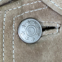 TCM ティーシーエム Echtes Leather 豚革スプリット レザージャケット ベージュ Size XL 福生店