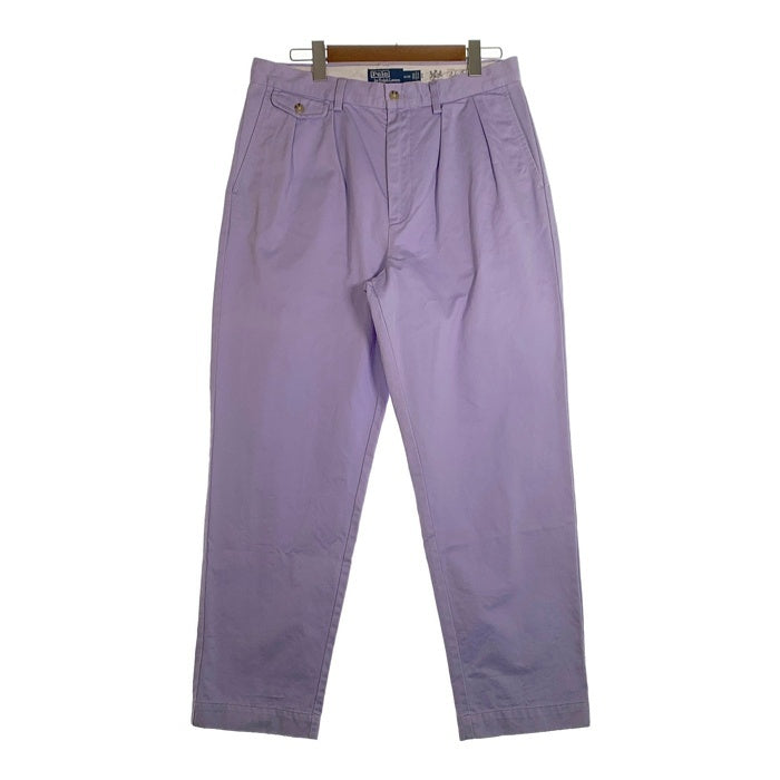 Polo by Ralph Lauren ポロラルフローレン POLO CHINO 2タックチノパンツ パープル Size 34×32 福生店