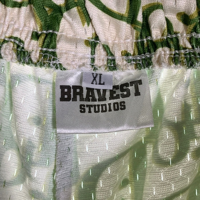 BRAVEST STUDIOS Dior ディオール メッシュ ショーツ ハーフ パンツ グリーン ナチュラル Size XL 福生店