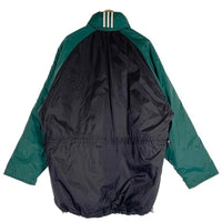 90-00’s adidas アディダス ナイロン ジップアップジャケット 中綿 グリーン ブラック Size US XL 福生店