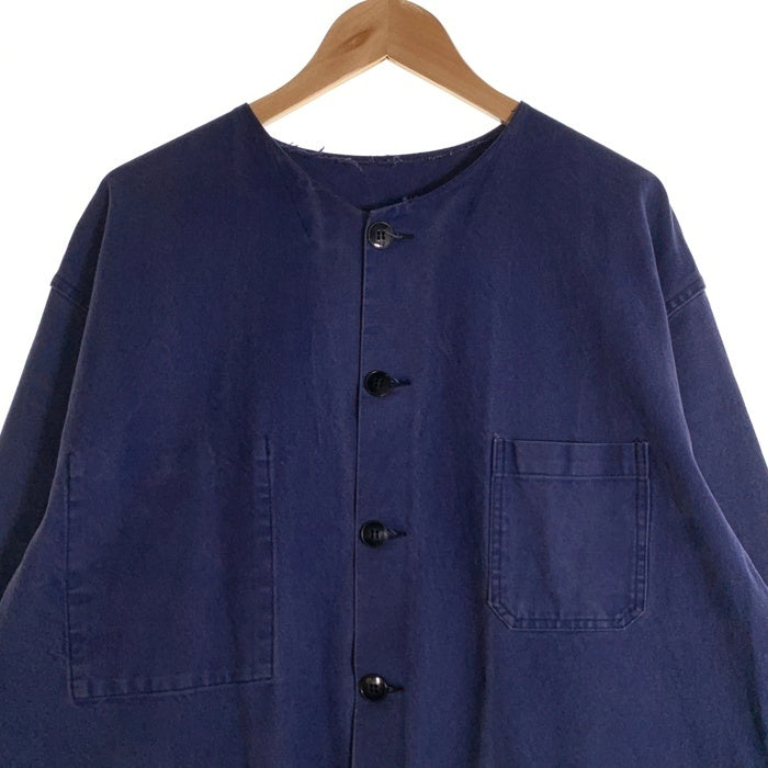 70's~ BEAU-FORT ビューフォート French Work Coverall ワークジャケット マウンテンタグ ナス紺 Size XL相当 福生店