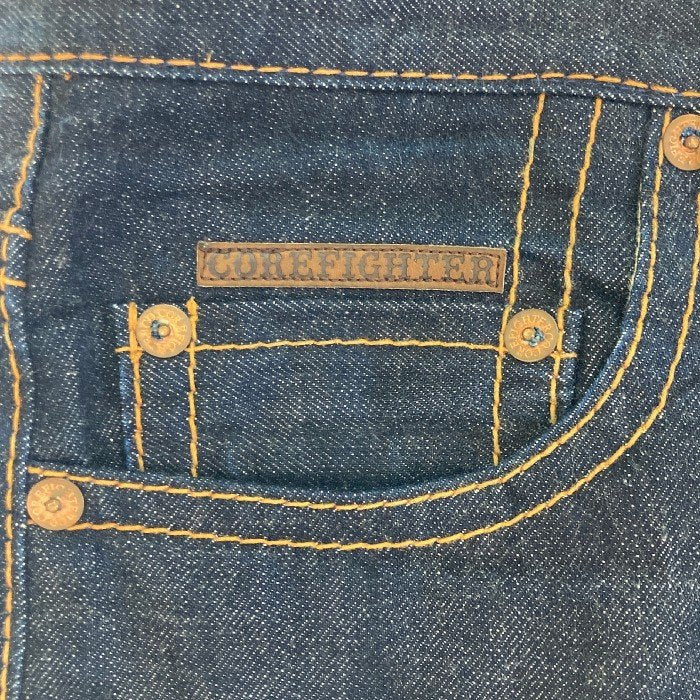 corefighter コアファイター 刺繍ロゴ デニム インディゴ size34 瑞穂店