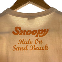 TOYS McCOY トイズマッコイ SNOOPY TEE RIDE ON SAND BEACH スヌーピー プリントTシャツ ナチュラル TMC2525 Size L 福生店