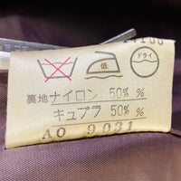 JUN ジュン レザー トレンチコート 本革 ブラウン sizeM 瑞穂店