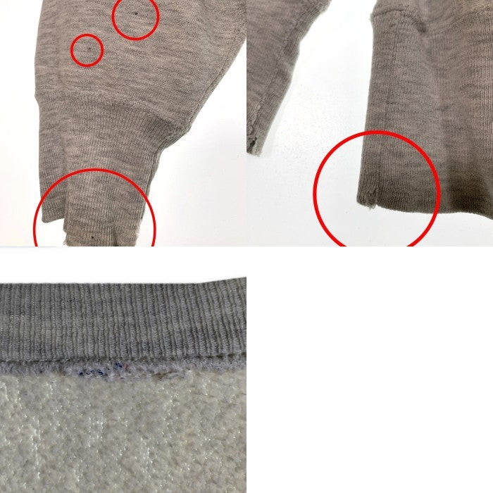 90`s Champion チャンピオン UNIVERSITY VIRGINIA リバースウィーブ プリント クルーネックスウェットトレーナー アッシュグレー Size L-XL 相当 福生店