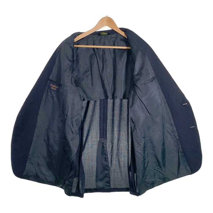 American Trend アメリカントレンド 2B テーラードジャケット 紺ブレ ネイビー 金ボタン USA製 Size XL 相当 福生店