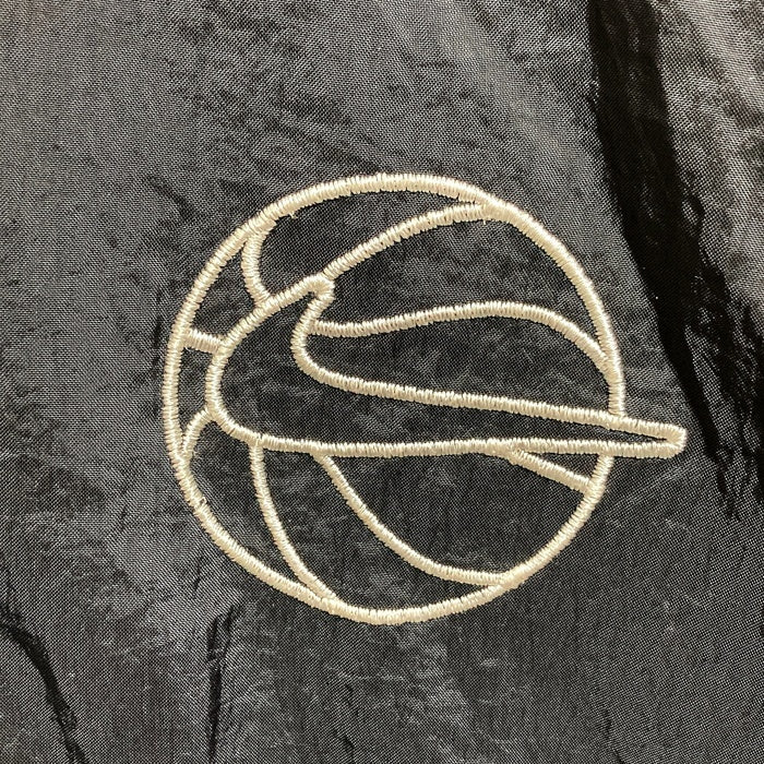 NIKE ナイキ 銀タグ バスケットボール スナップボタン ブルゾン ブラック sizeXL 瑞穂店