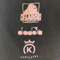 XLARGE エクストララージ ×24Kilates×Diadora コピート 25周年 Tシャツ ブラック sizeL 瑞穂店