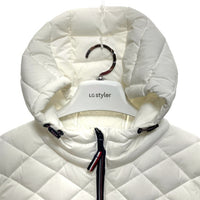 TOMMY HILFIGER トミーヒルフィガー キルティングパファージャケット 中綿 ホワイト TW3CP215 Size XL 瑞穂店