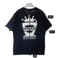 STUSSY ステューシー トライブ クラウン Tシャツ ブラック sizeM 瑞穂店