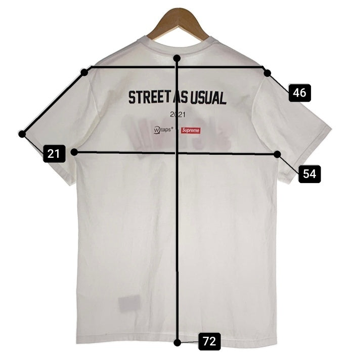 SUPREME シュプリーム WTAPS ダブルタップス 21AW Sic'em! Tee 半袖 Tシャツ ホワイト Size M 福生店