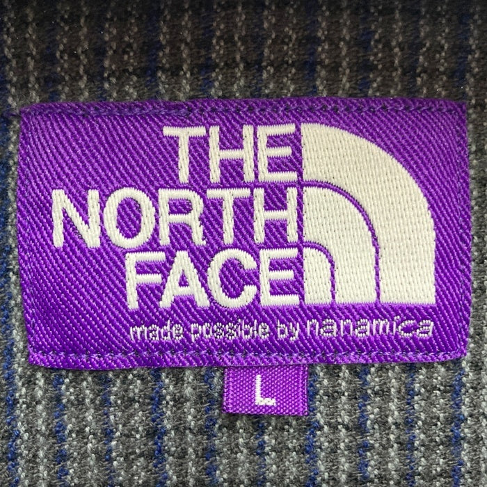 THE NORTH FACE ザノースフェイス PURPLE LABEL パープルレーベル NT3376N FLANNEL DOUBLE POCKET FIELD WORK SHIRT グレー sizeL 瑞穂店