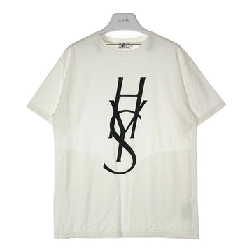 HYSTERIC GLAMOUR ヒステリックグラマー 02182CT15 YSLロゴ ポケット付きTシャツ ホワイト sizeS 瑞穂店