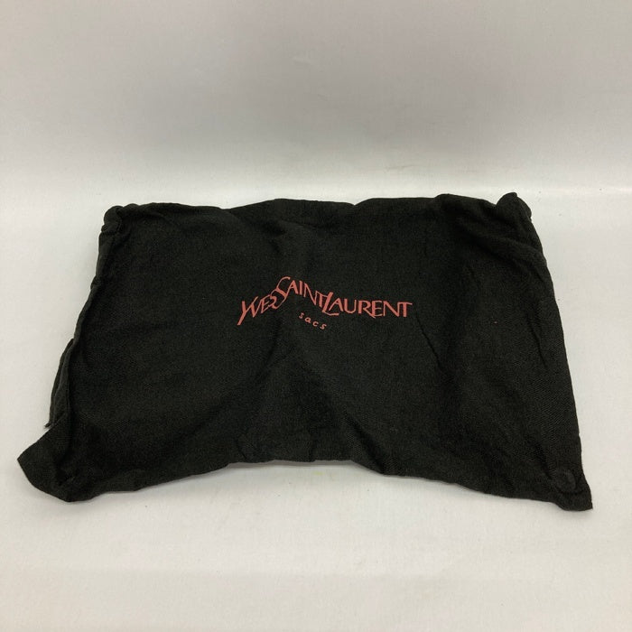 YVES SAINT LAURENT イヴ･サンローラン ショルダーバッグ ヴィンテージ ゴールド金具 ブラック 瑞穂店