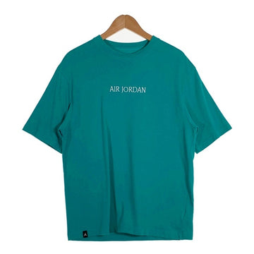 Jordan Brand ジョーダンブランド 22SS S M J AIR JDN TEE NEW EMERALD/SAIL エアジョーダン刺繡 Tシャツ ライトグリーン DO6100-322 Size L 福生店