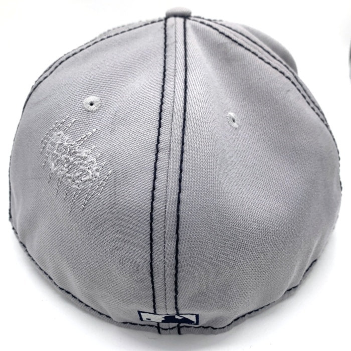 NEW ERA ニューエラ MFC STORE エムエフシーストア CUSTOM COLLECTION 59FIFTY Newyork Yankees ニューヨークヤンキース ダメージ加工 サイドパッチ Design by YUGO ベースボール キャップ グレー Size 8 (63.5cm) 福生店