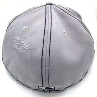 NEW ERA ニューエラ MFC STORE エムエフシーストア CUSTOM COLLECTION 59FIFTY Newyork Yankees ニューヨークヤンキース ダメージ加工 サイドパッチ Design by YUGO ベースボール キャップ グレー Size 8 (63.5cm) 福生店